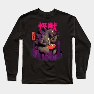 Kaiju Ramen night Long Sleeve T-Shirt